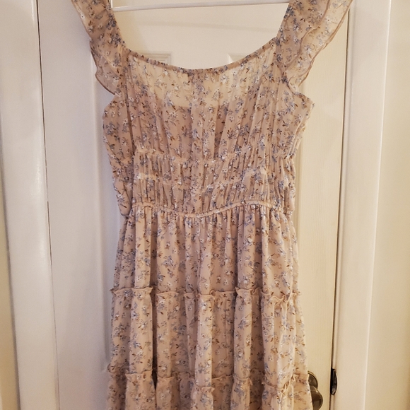 Altar'd State Flutter Sleeve Mini dress - Picture 3 of 6